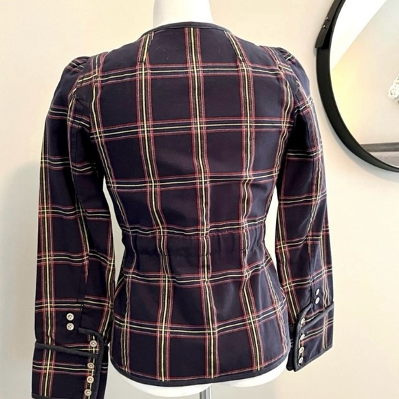 Marc by Marc Jacobs Plaid Tie Front Jacket - Picture 4 of 9